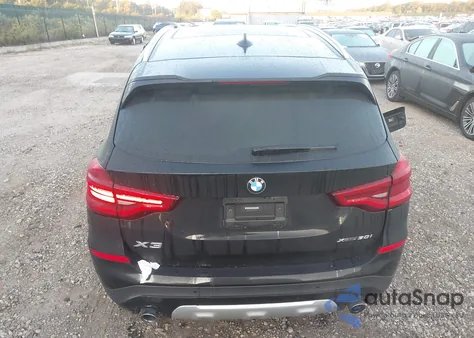 2021 BMW X3 xDrive30I из США, поврежденный, VIN 5UXTY5C00M9F13010